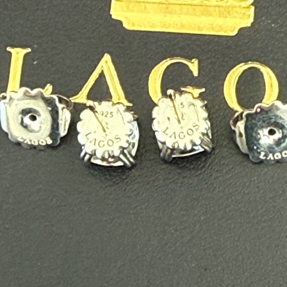 Lagos Rittenhouse White Topaz Stud Earrings - Picture 6 of 10